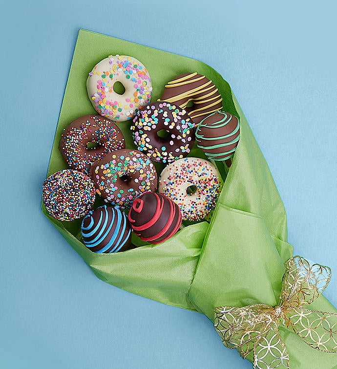 Birthday Chocolate Donut & Cake Pop Bouquet