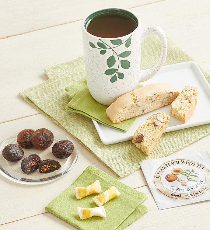 Relax & Nurture Tea Gift Basket | 1800Baskets.com