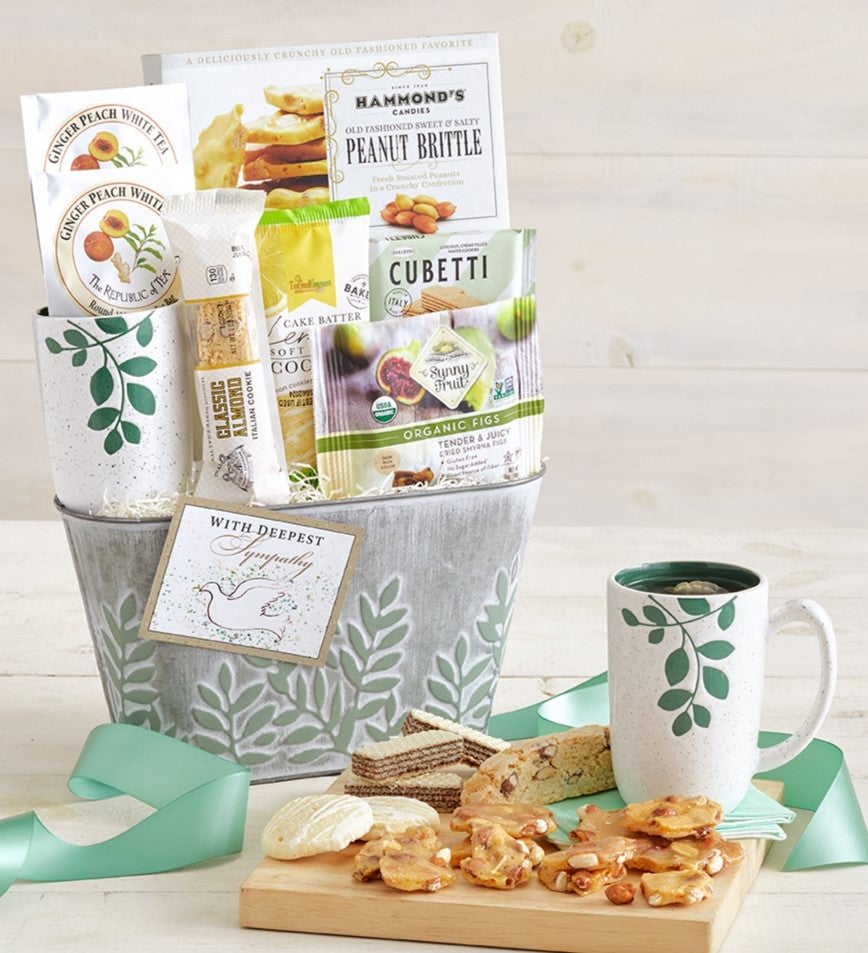 In Sympathy Tea Gift Basket