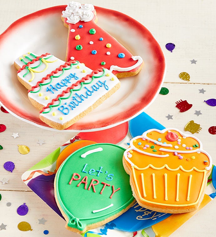 Birthday Bliss Artisan Iced Cookies