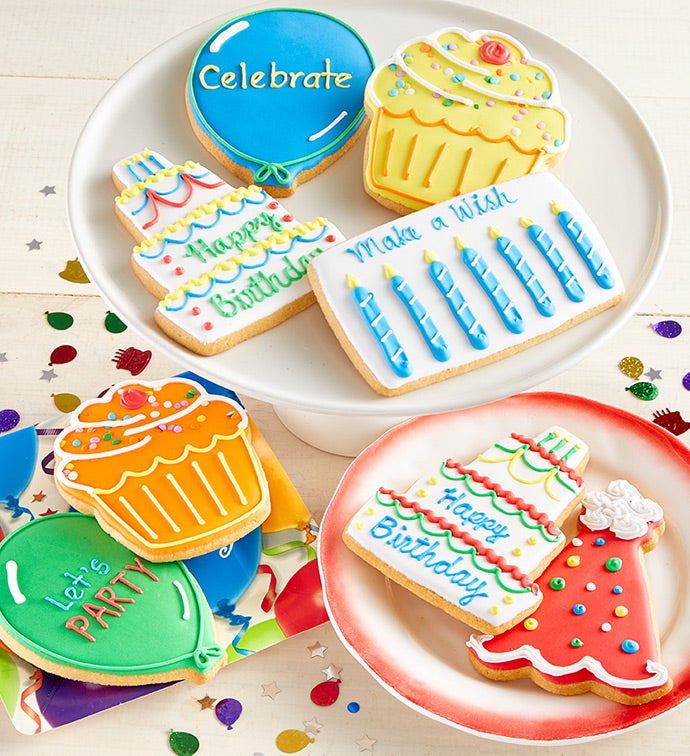 Birthday Bliss Artisan Iced Cookies