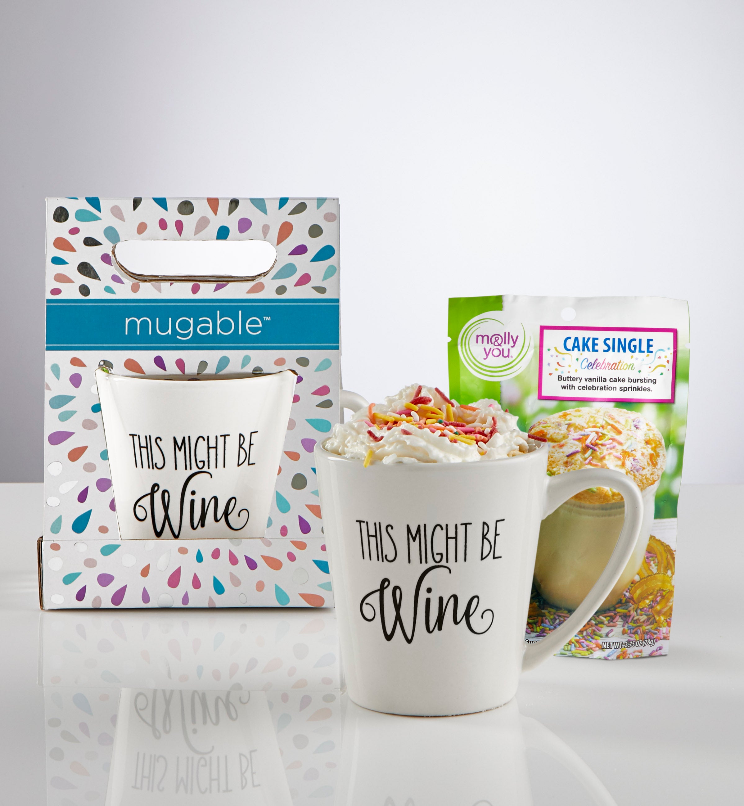 Mugable™ This Might Be Wine with Cake Mix