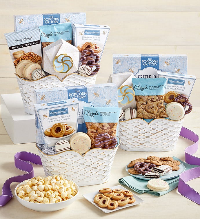 Full Bloom Sweet Treats Basket