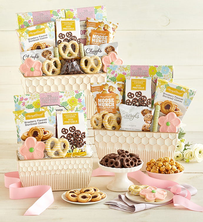 Full Bloom Sweet Treats Basket