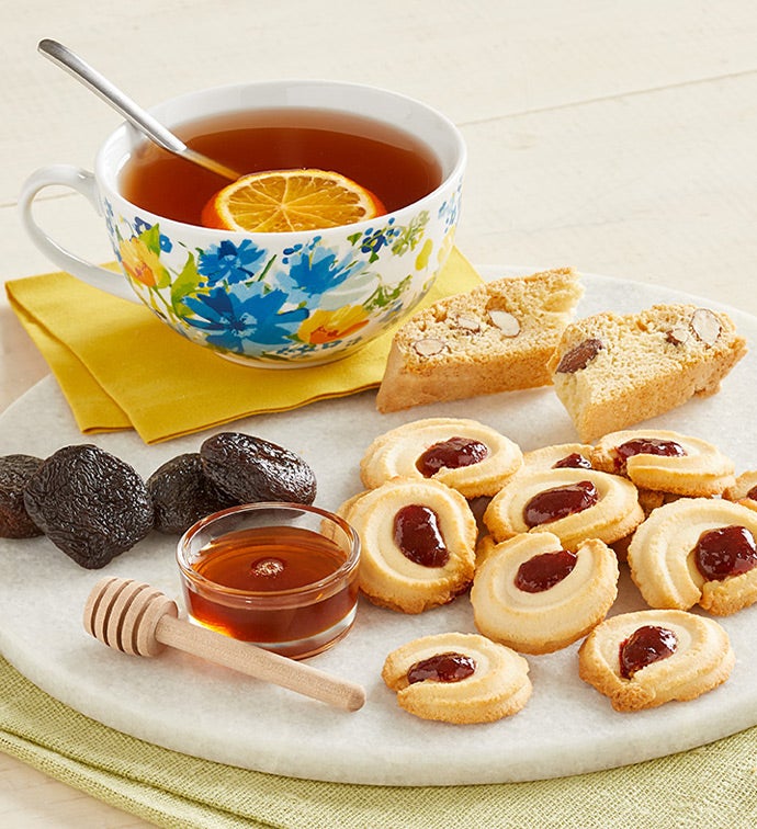 Teatime For One with Teapot Gift Basket