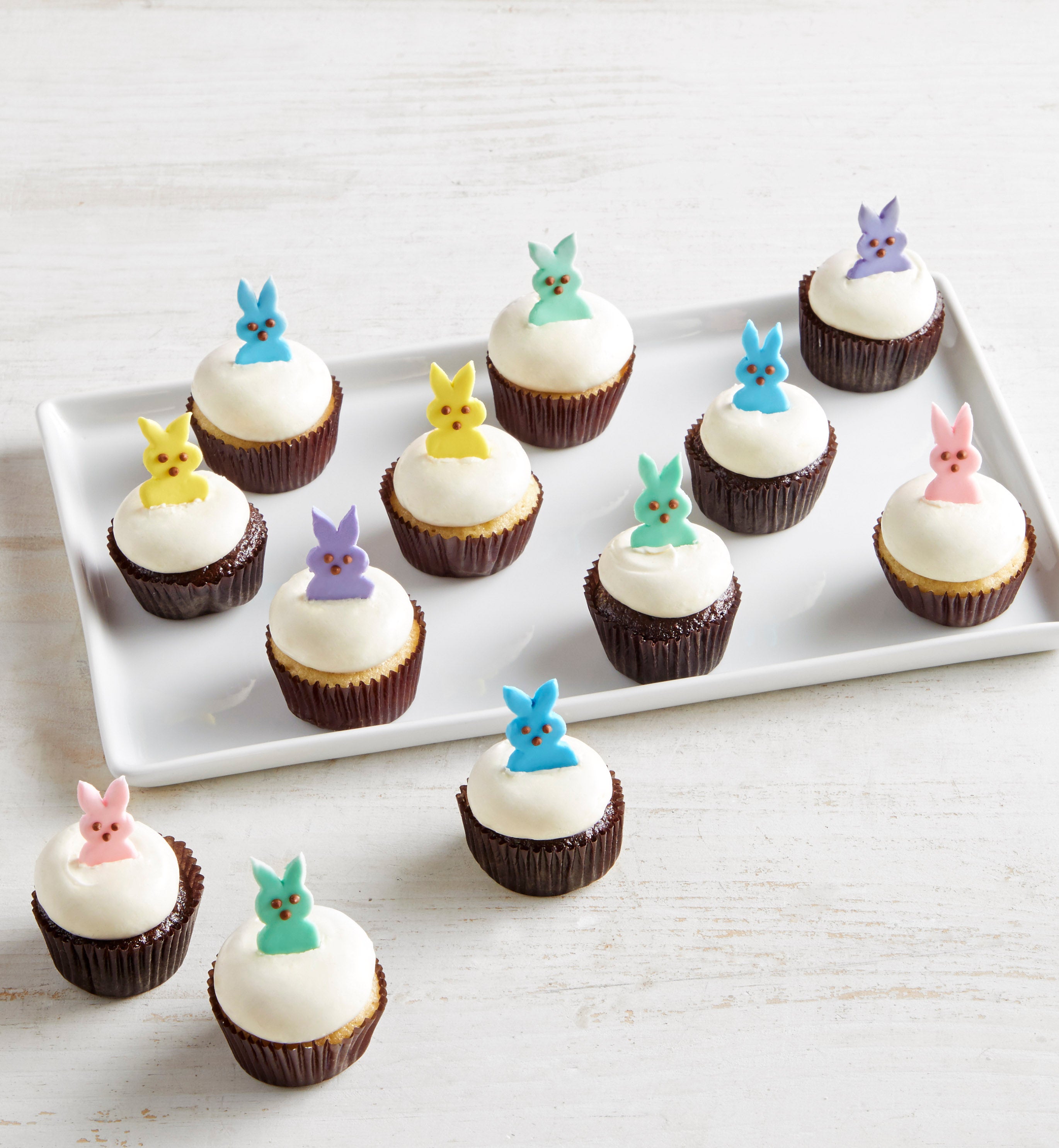 Easter Bunny Party Mini Artisan Cupcakes