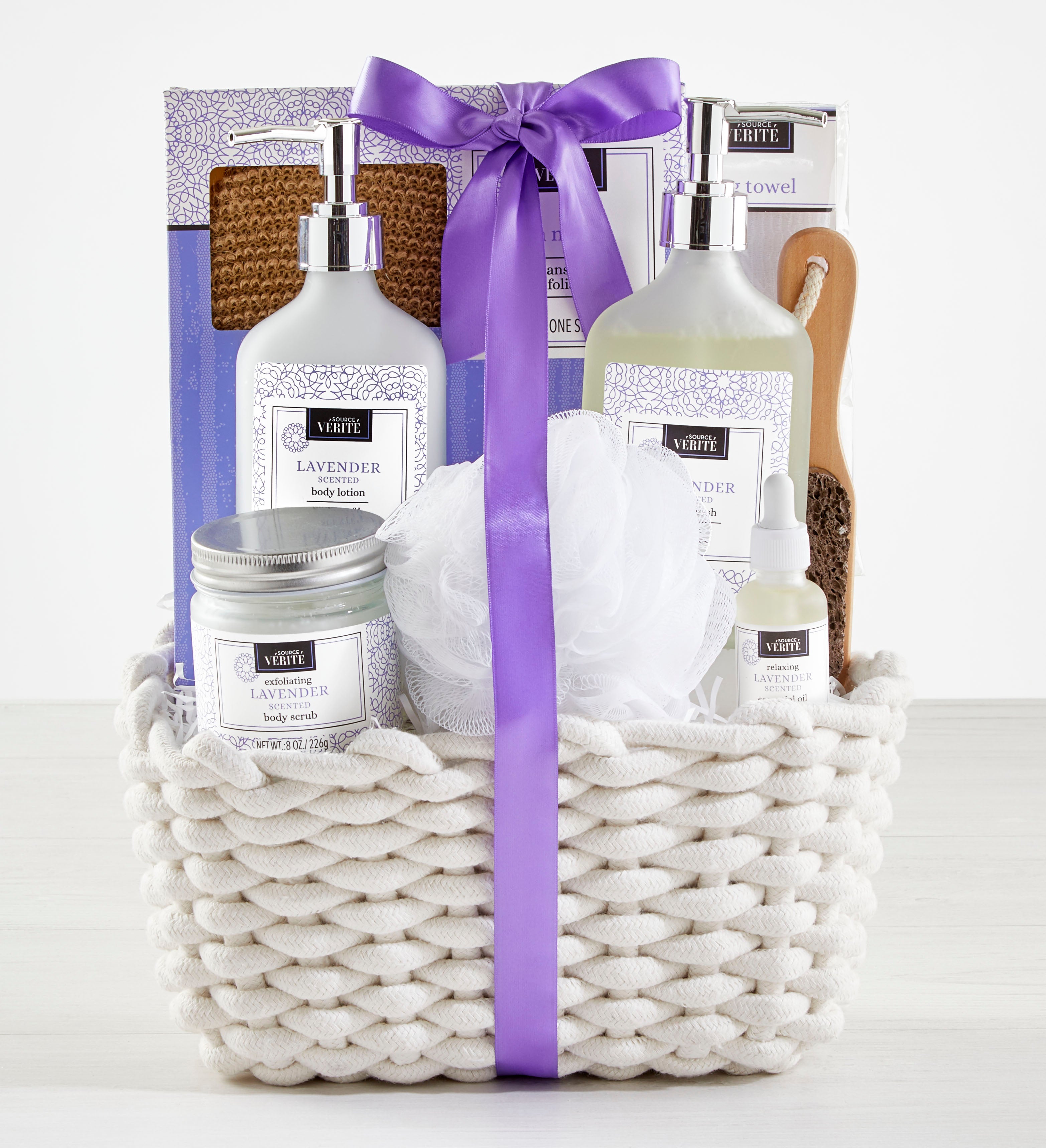 Denarii Lavender Spa Gift Basket