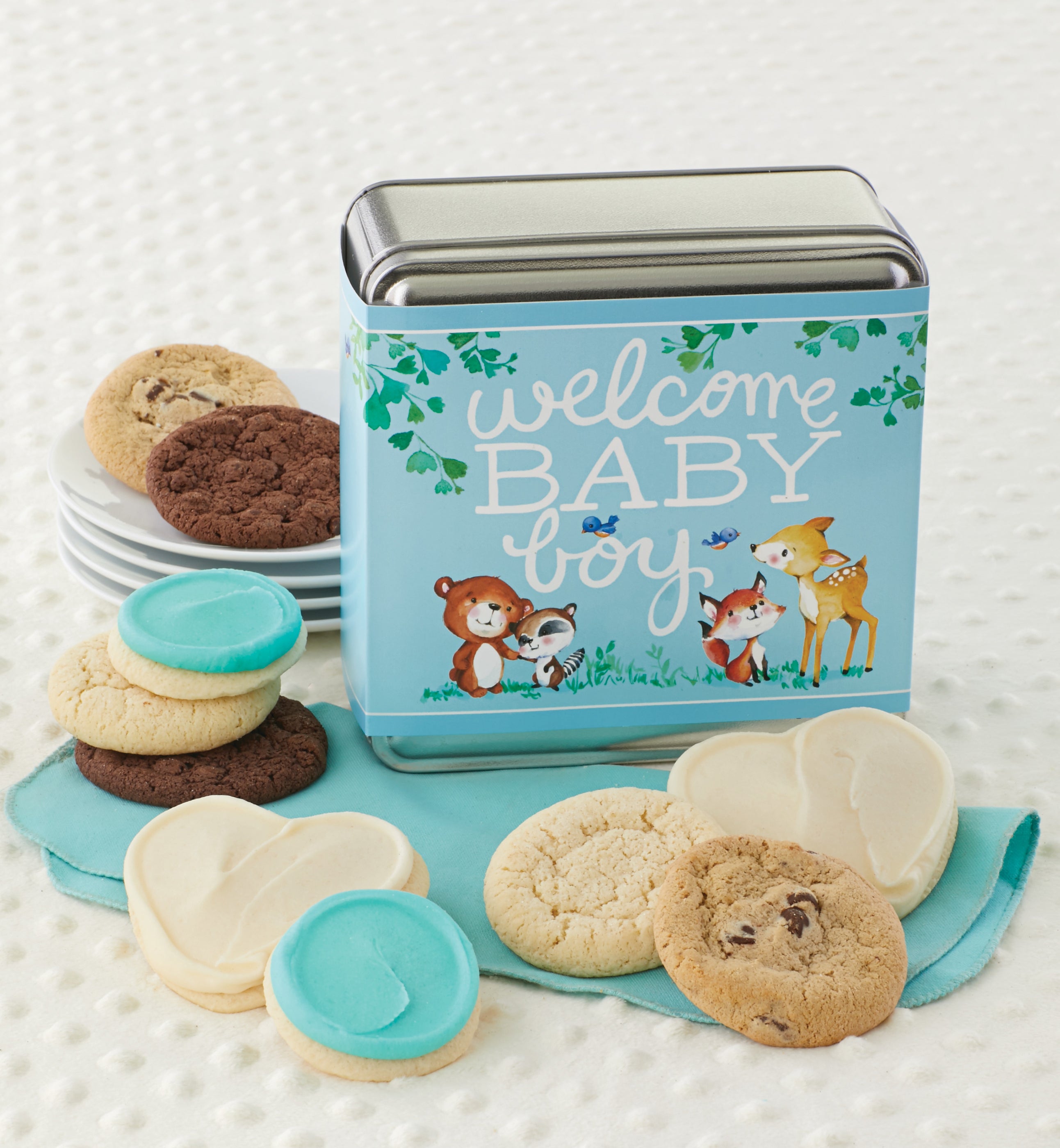 Cheryl's Welcome Baby Boy Assorted Tin