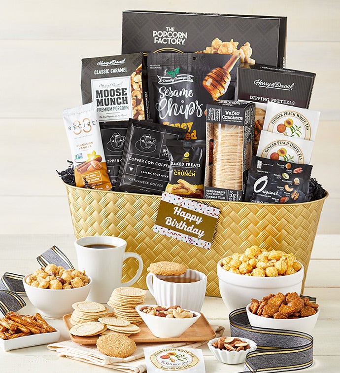 Majestic Grandeur Gourmet Birthday Basket