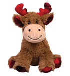 Buffalo Check Moose 4 Piece Plush Baby Gift Set Bucket
