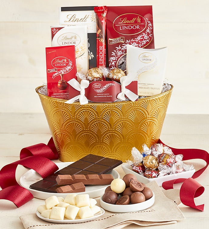 Lindt Luxury Chocolate Basket   Deluxe