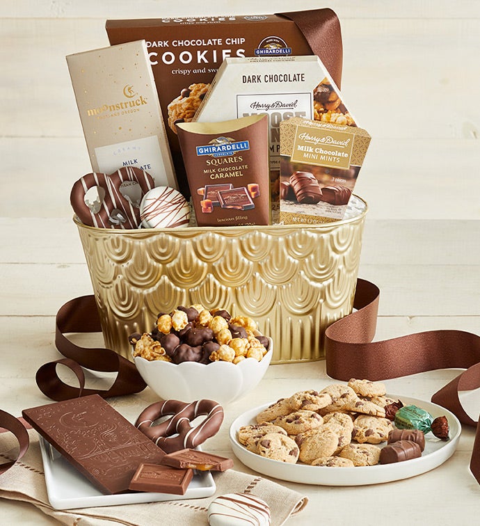 Branded Chocolate Decadence Gift Basket