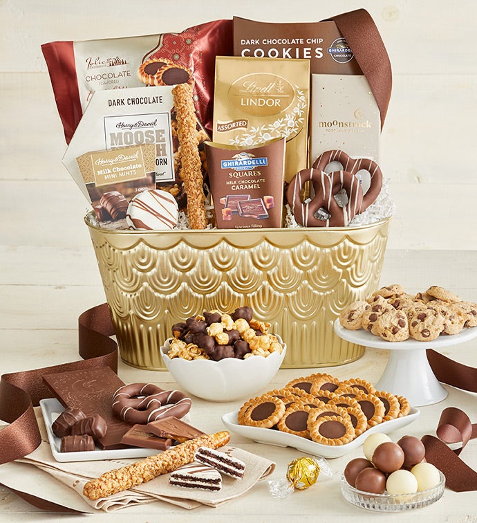 Branded Chocolate Decadence Gift Basket