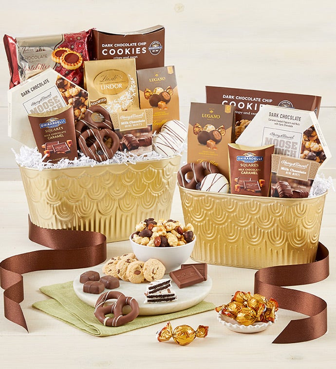 Branded Chocolate Decadence Gift Basket
