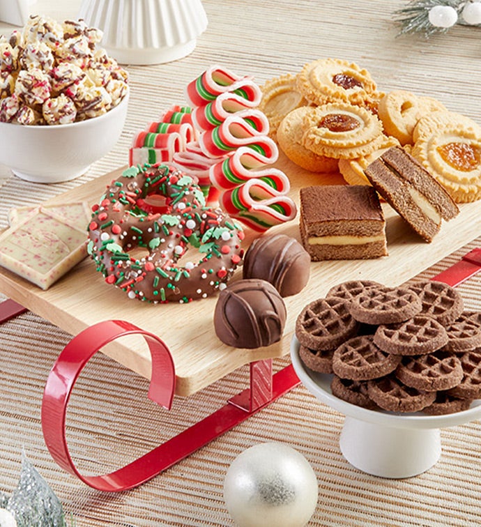 Holiday Sleigh Charcuterie Board