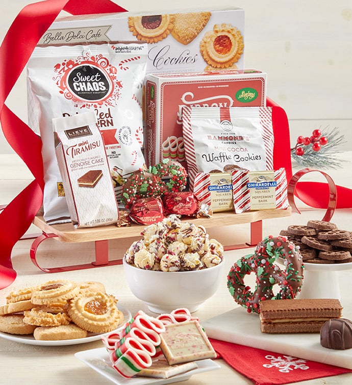 Holiday Sleigh Charcuterie Board