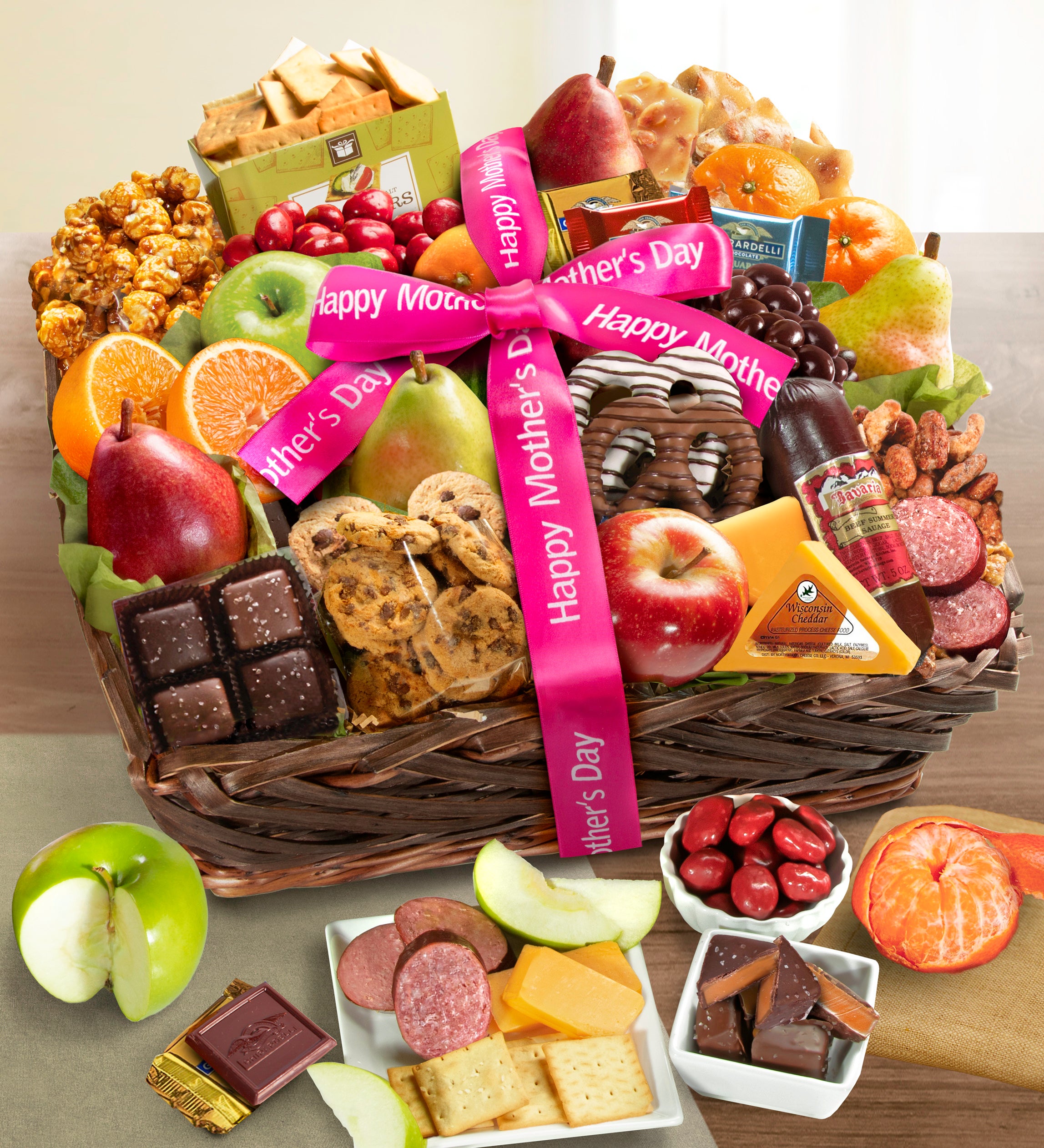 Mother’s Day Fruit & Sweets Gift Basket