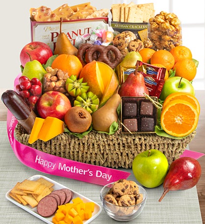 Mother’s Day Fruit & Sweets Gift Basket