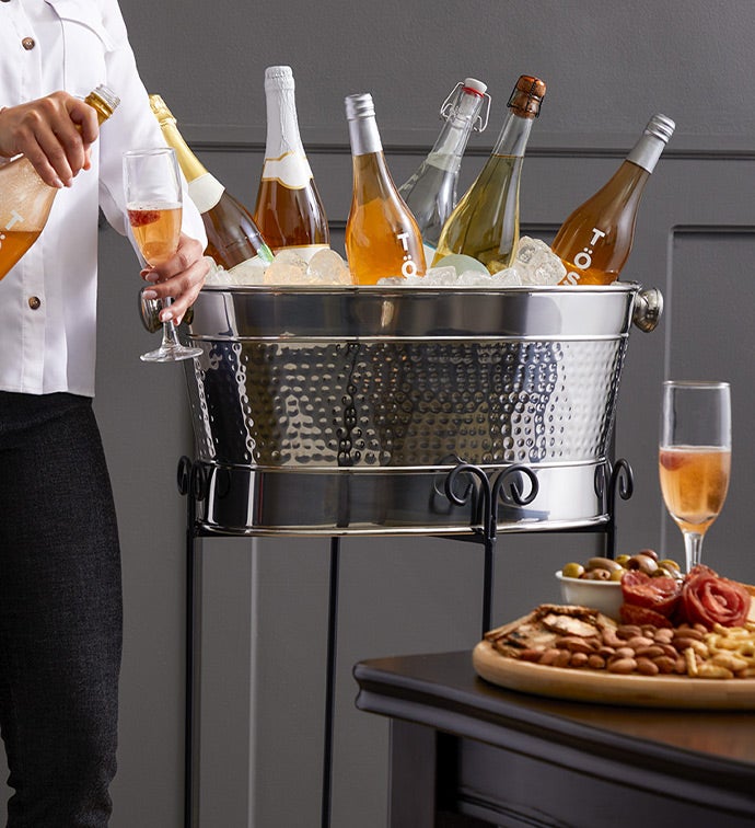 The Ultimate Entertainer Beverage Tub on Stand
