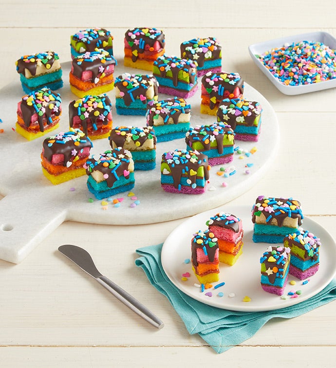 Zola Bakes Rainbow Sprinkle Cookies