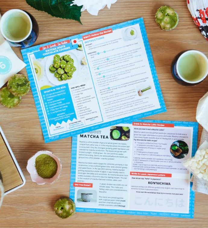 Matcha White Chocolate Cookies Activity Kit