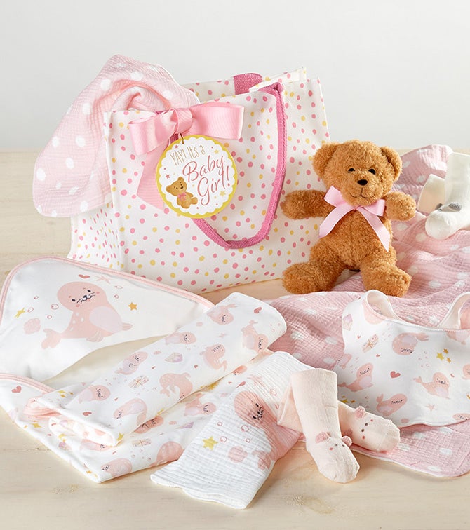 Baby Girl Deluxe Essentials Tote