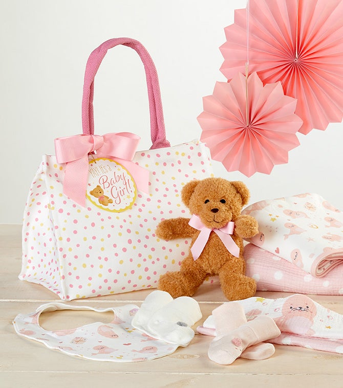 Baby Girl Deluxe Essentials Tote