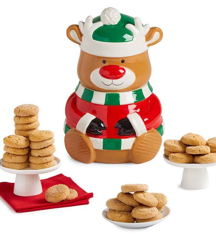 Ceramic Cookie Jar - Reindeer