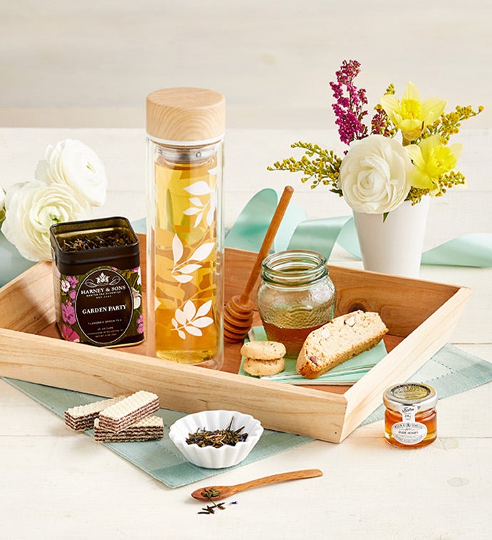 Glass Tea Infuser with Treats Crate