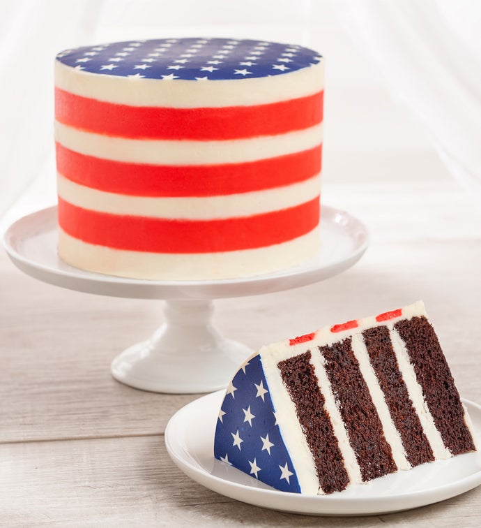 We Take The Cake Patriotic Layer Cake