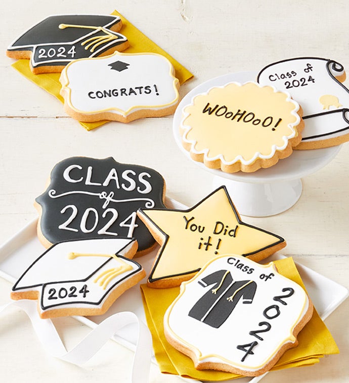 Graduation Artisan Iced Cookies