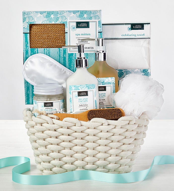 Island Escape Spa Gift Basket