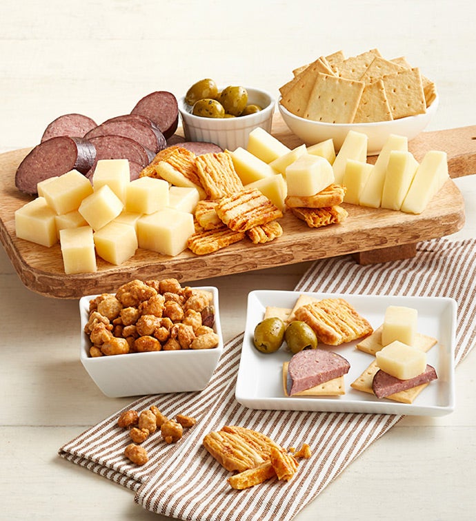 Valentine's Grand Gourmet Meat & Cheese Basket