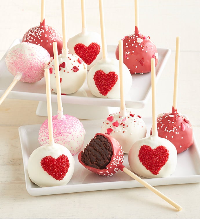 Decadent Happy Valentine’s Day Truffle Cake Pops