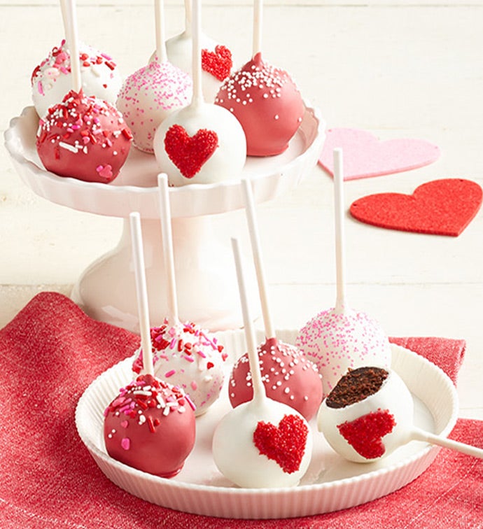 Decadent Happy Valentine’s Day Truffle Cake Pops