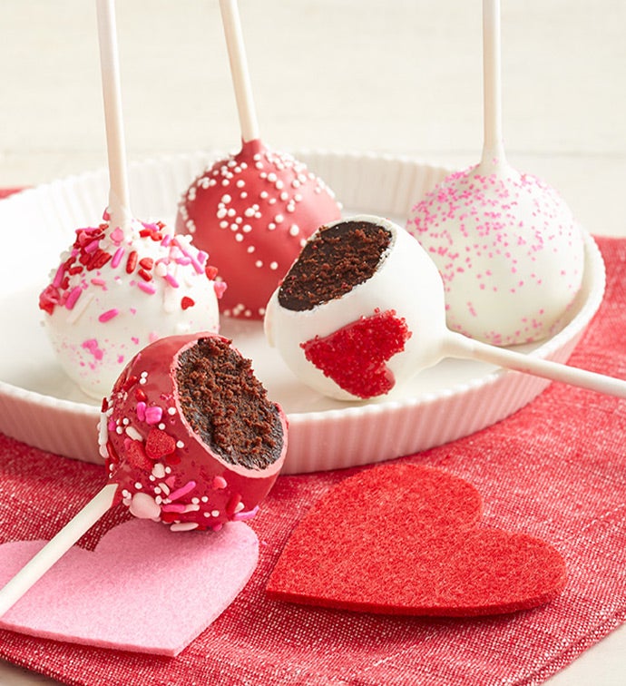 Decadent Happy Valentine’s Day Truffle Cake Pops