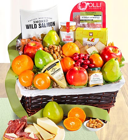 Premier Fruit Get Well Gift Baskets by 1-800 Baskets