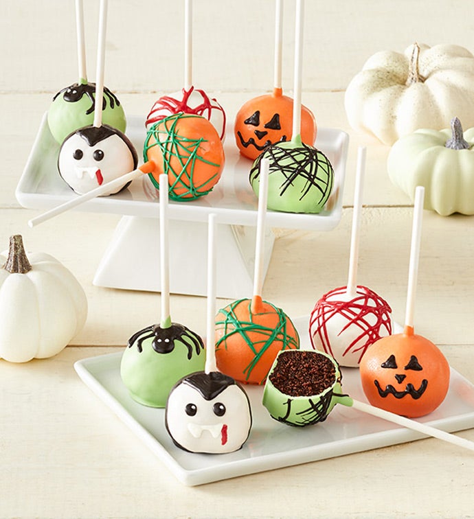 Decadent Halloween Truffle Cake Pops