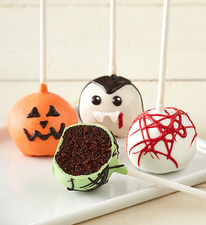 Decadent Halloween Truffle Cake Pops